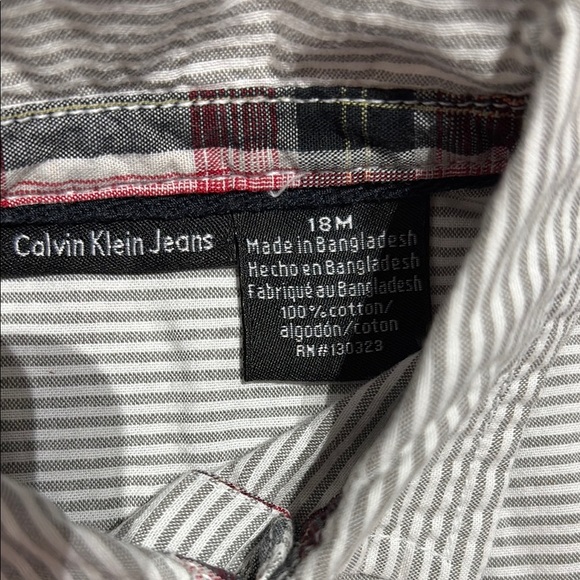 Striped Button-Up Shirt - Picture 2 of 3